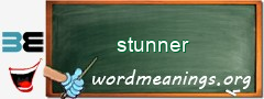 WordMeaning blackboard for stunner